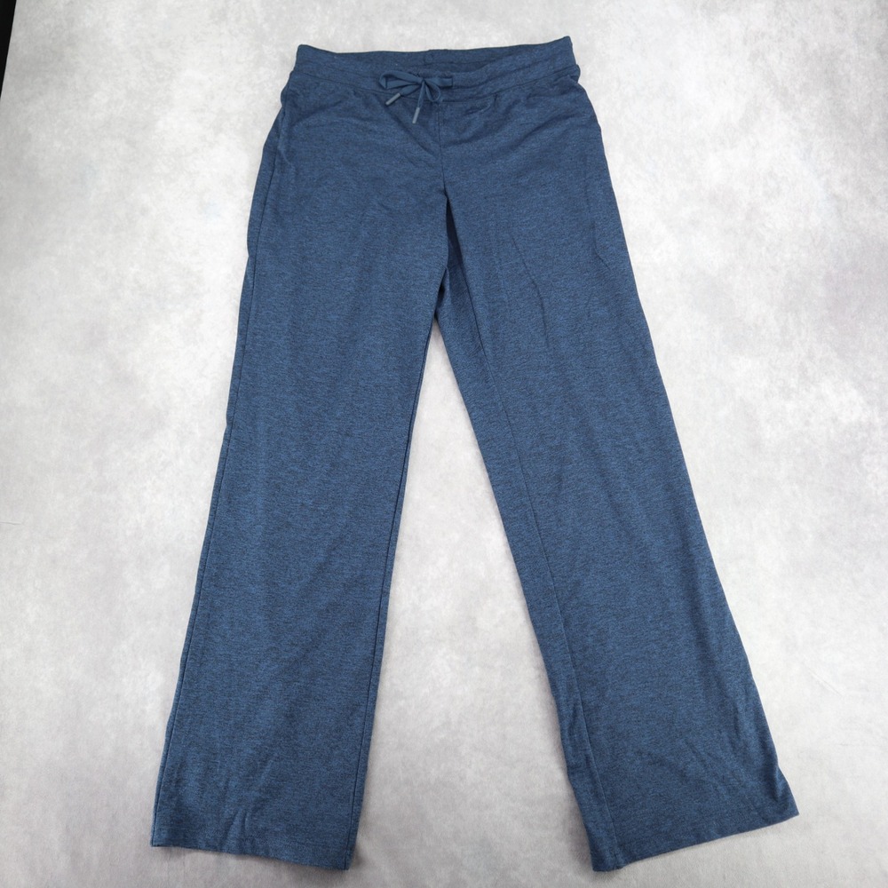 Quince Flowknit Wide Leg Pants Heather Navy XS Stretch Lounge Travel